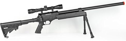 470 إطارًا في الثانية Wellfire APS SR-2 بندقية قنص معدنية كاملة الحركة مع نطاق PKG MB06D (مسدس Airsoft) in Saudi Arabia