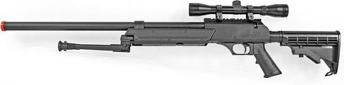 470 إطارًا في الثانية Wellfire APS SR-2 بندقية قنص معدنية كاملة الحركة مع نطاق PKG MB06D (مسدس Airsoft) in Saudi Arabia