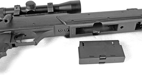 470 إطارًا في الثانية Wellfire APS SR-2 بندقية قنص معدنية كاملة الحركة مع نطاق PKG MB06D (مسدس Airsoft) in Saudi Arabia
