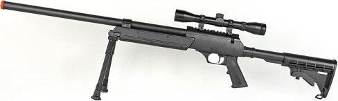 470 إطارًا في الثانية Wellfire APS SR-2 بندقية قنص معدنية كاملة الحركة مع نطاق PKG MB06D (مسدس Airsoft) in Saudi Arabia