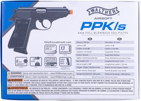 Walther PPK/S GBB Blowback 6mm BB مسدس Airsoft Gun in Saudi Arabia