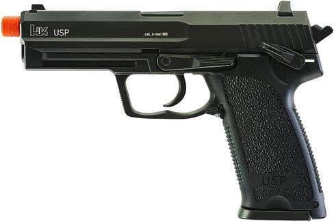 مسدس HK Heckler & Koch USP CO2 يعمل بالطاقة 6 مم BB مسدس Airsoft، حركة ارتجاعية، أسود in Saudi Arabia