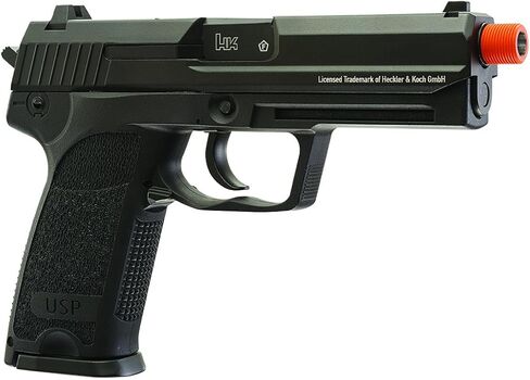مسدس HK Heckler & Koch USP CO2 يعمل بالطاقة 6 مم BB مسدس Airsoft، حركة ارتجاعية، أسود in Saudi Arabia