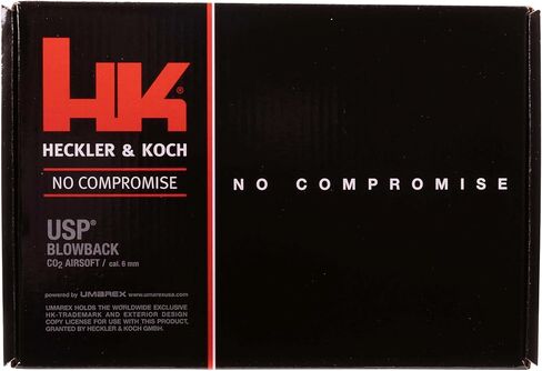 مسدس HK Heckler & Koch USP CO2 يعمل بالطاقة 6 مم BB مسدس Airsoft، حركة ارتجاعية، أسود in Saudi Arabia