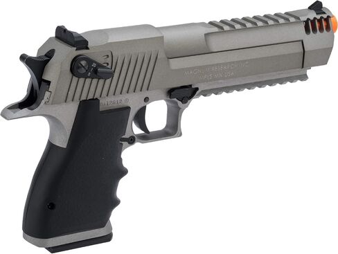 Evike Airsoft - مسدس Airsoft معدني نصف/كامل مرخص من Magnum Research DE L6 CO2 من KWC (اللون: رمادي/شبه تلقائي) in Kuwait