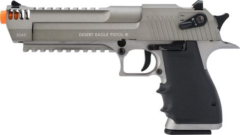 Evike Airsoft - مسدس Airsoft معدني نصف/كامل مرخص من Magnum Research DE L6 CO2 من KWC (اللون: رمادي/شبه تلقائي) in Kuwait