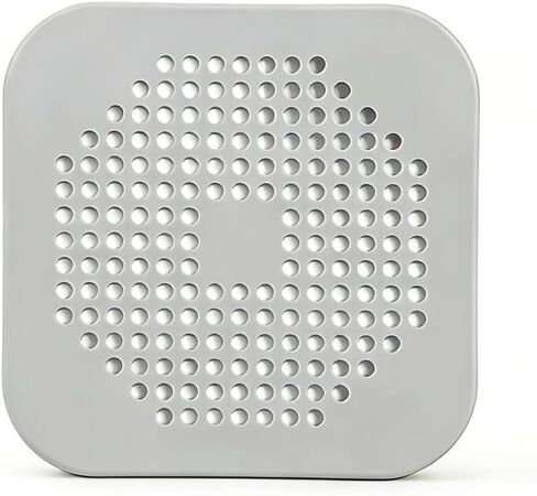 5 Pack Shower Drain Hair Catcher Bathtub Cover - Silicone Stopper Strainer for Bath Tub and Sink, Square Floor Drain Covers for Shower to Catch Hair, Bathroom Essentials in Saudi Arabia