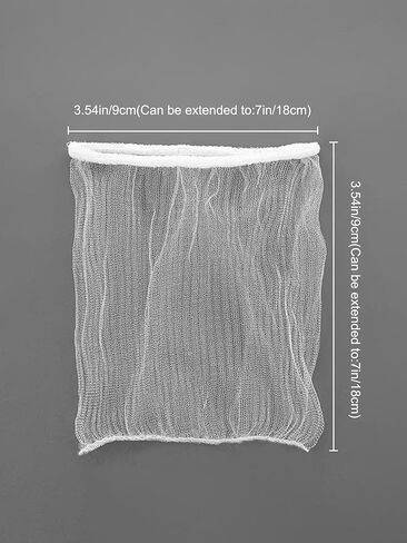 200 Pack Disposable Sink Drain Covers, 3.5 x 3.5 Inch Sink Strainer Mesh Bags, Anti-Clogging Kitchen Sink Filter Nets, Fits Most Drains in Saudi Arabia