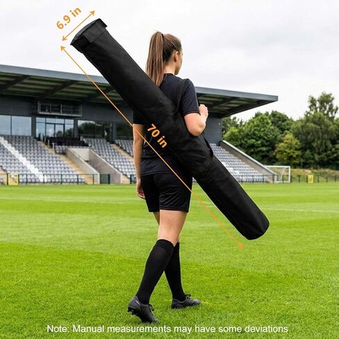 حقيبة تخزين علم الزاوية، حقيبة حمل من قماش أكسفورد مقاس 6 أقدام × 7 بوصة لـ 16 عمودًا للرشاقة، وعصي التدريب، وأعلام حماية الألوان والمعدات الميدانية in Kuwait