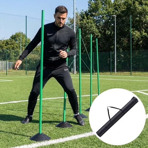 حقيبة تخزين علم الزاوية، حقيبة حمل من قماش أكسفورد مقاس 6 أقدام × 7 بوصة لـ 16 عمودًا للرشاقة، وعصي التدريب، وأعلام حماية الألوان والمعدات الميدانية in Kuwait