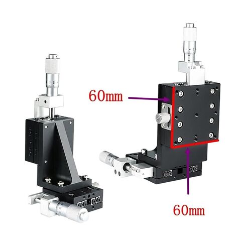 XY axis 60 * 60mm LEV60-L-C2 Manual Linear Table Bearing self-Adjusting in Kuwait