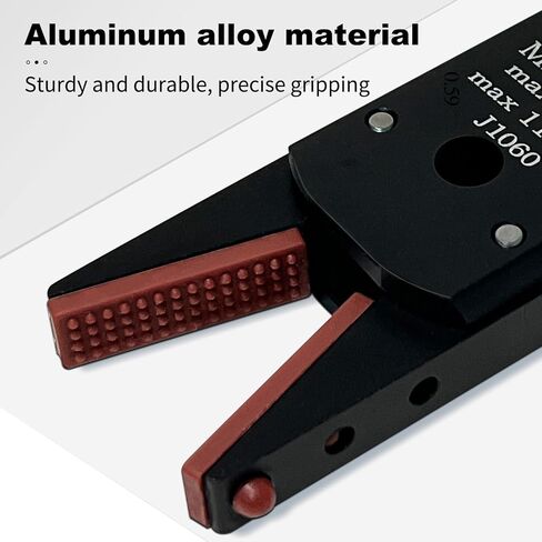 Pneumatic Mini Parallel Gripper J1060 | Extended Jaw for Silicone Strip Detection | Robot Arm End Effector in Kuwait