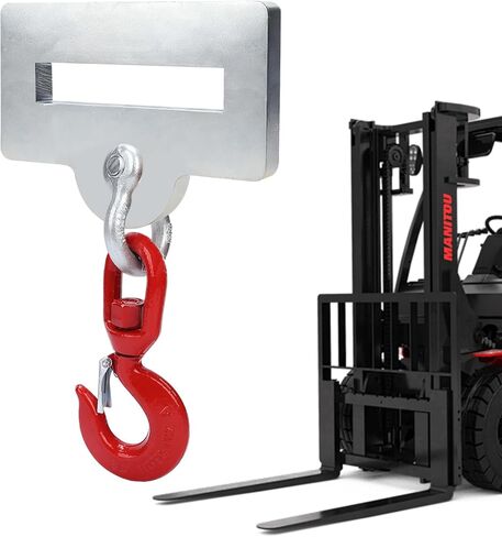 خطاف رفع الرافعة الشوكية، ملحق رفع الشوكة، حامل شوكة واحد، خطاف شوكة دوار 360 درجة، سعة 4400 رطل، معالجة جلفنة السطح in Kuwait