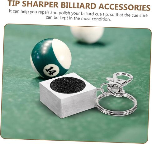Pool Tip Shaper Convenient Billiard for Precision Sharpening and Repair Sanding Accessory for Enhanced Control and Maintenance in Saudi Arabia