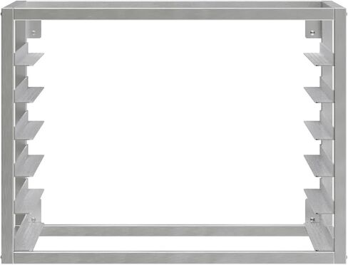 AmGood Wall Mounted Sheet Bun Pan Rack 28" x 21" x 18" | Aluminium | NSF in Kuwait