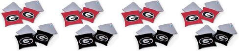 NCAA College Dual Sided Bean Bags by Wild Sports, 8 Count, Premium Toss Bags for Cornhole Set - Great for Tailgates, Outdoors, Backyard in Saudi Arabia
