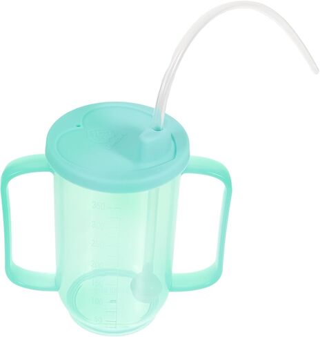 Elderly Care Drinking Cup Spill Proof Liquid Feeding Mug for Bedridden Patients Prevention Design 300ml Capacity for Maternity and Disabled Adults in Saudi Arabia