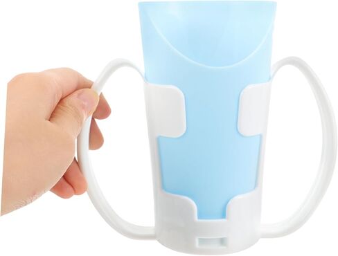 Disability Nursing Cup Liquid Feeding Cup for Hand Weakness Straw and Lid in Saudi Arabia