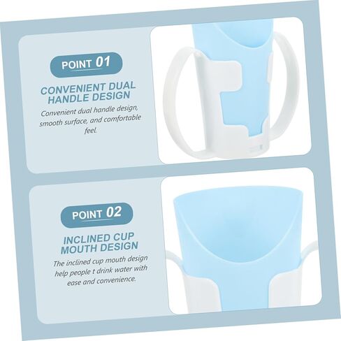 Disability Nursing Cup Liquid Feeding Cup for Hand Weakness Straw and Lid in Saudi Arabia