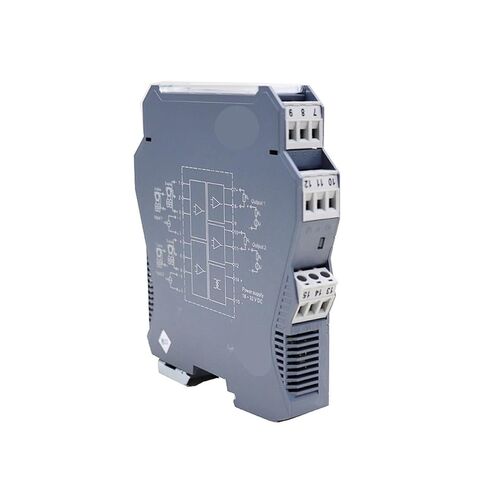 1pcs 0-10V Signal Converter 0-20ma pt100 Temperature Signal Isolator(18-32,1 in 4 Out_4-20MA in and Out) in Kuwait