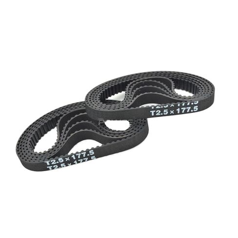 172.5 T2. Timing Belt Width 6mm Perimeter 177.5mm Teeth Closed-Loop Rubber Pulley 10Pcs(Perimeter 172dot5mm) in Saudi Arabia