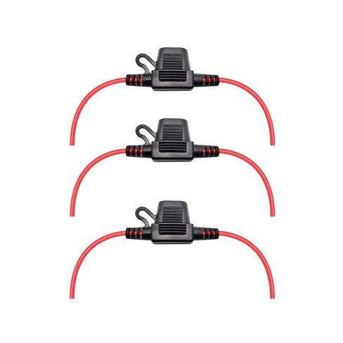 Waterproof Inline Fuse Holder 6 Pack for Mini Fuse, 16 Gauge AWG Wire UL1015, Fit for ATM Blade Fuse, 12 Inches Long in Kuwait