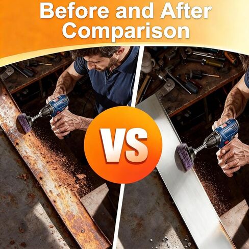 10 عبوات من أقراص الشريط لإزالة الصدأ وعجلة التجريد لطاحونة الزوايا وعجلة شريط الطلاء وأقراص الكشط السريعة الصدأ والأكسدة ومزيل الطلاء - 5 سم in Kuwait