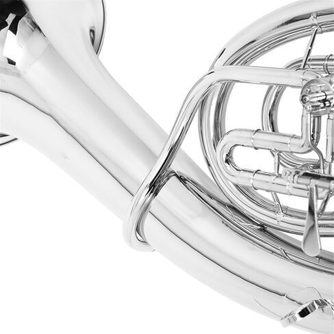 Beginner Tuba Bb 4 Key Euphonium Nickel Plated Brass Instrument in Kuwait