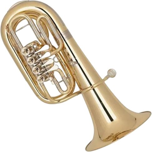 Beginner Tuba Gold Four Rotary Euphonium with Musical Instrument in Kuwait