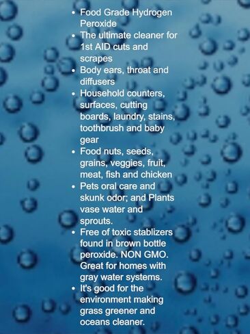3% Hydrogen Peroxide Food Grade - 3 Bottles 8 oz - Recommended by: The One Minute Cure Book in Kuwait