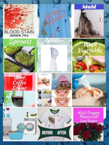 3% Hydrogen Peroxide Food Grade - 3 Bottles 8 oz - Recommended by: The One Minute Cure Book in Kuwait