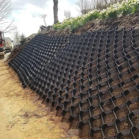 2-Inch Heavy-Duty Gravel Grid for Driveways, Durable Polyethylene Base for Garden Shed, Landscape Grids for Improved Drainage & Stability Solutions in Kuwait