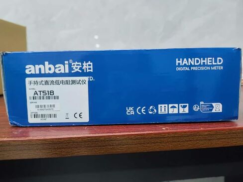 i-POOK - AT518 AT518L DC ميلي أوم متر محمول باليد عالي الدقة ميلي أوم متر أوم متر 20000 عدد مدمج USB صغير 3.5 بوصة TFT-LCD مقاومة منخفضة (AT518) in Kuwait