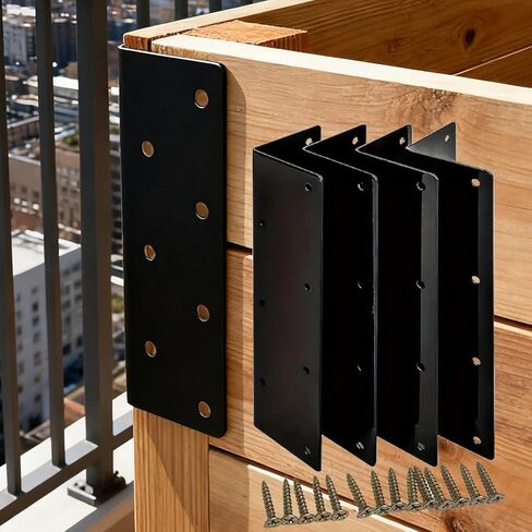 1set L-Shaped Thickened 90-Degree Right-Angle Gardening Bed Angle Bracket with 14 Screws Heavy Duty Corner Brace in Saudi Arabia