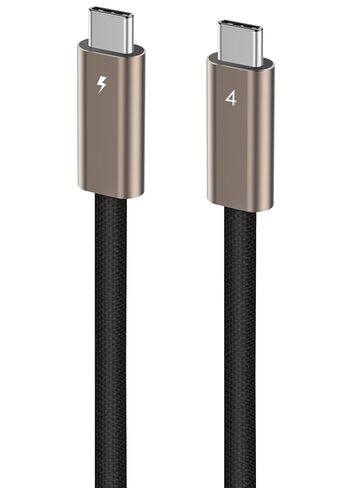 USB C to USB C Cable 40Gbps 3.3 FT, 240W 100W 60W USB4 Cable 24Pin for Thunderbolt4 Emarker USB Type C PD3.1 Video Audio Data Charger for iPhone16 16e 15 Galaxy S25 Display PC Mac Laptop in Kuwait