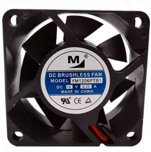 YM1206PTB1 12V 0.33A 6CM 60×60×25mm مروحة لمروحة التبريد YM1206PTB1 in Kuwait