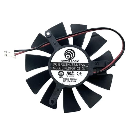 for PLD06010S12L 12V 0.20A Fan - 2-Wire Graphics Card Fan Diameter 5.5CM Hole Spacing 3.9CM in Kuwait