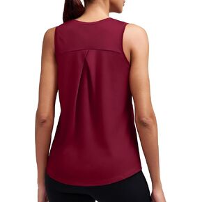 Alaroo المرأة تجريب قمم قمصان بلا أكمام فضفاضة تناسب ملابس رياضية بيلاتيس اليوغا تنس رياضة تانك القمم للنساء in Kuwait