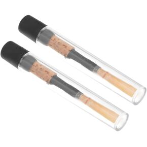 Holibanna 2 قطعة من قصب المزمار الطبيعي مصنوع يدويًا من القصب الاحترافي لملحقات أدوات الرياح المزمار مناسبة للاعبي آلات النفخ الخشبية in Kuwait