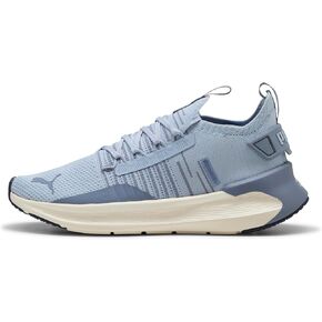 PUMA Women's Softride Symmetry Fuzion Running Shoes Sneaker, Black-Aquatic-Peach Frost, 9 in Saudi Arabia