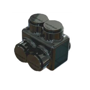 موصل خطي معزول بمنفذين موصلات أسلاك 2/0-6AWG موصل بولاريس عريض 3/16 بوصة سلك معزول من الألومنيوم والنحاس موصل مسمار منفصل مملوء مسبقًا بمركب تثبيط الأكسيد (عبوة من 3) in Kuwait