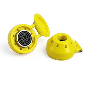 2 Pack Eye Wash Spray Head, 304 Stainless Steel Eyewash Spray Nozzle Replacement for Emergency Eye Wash Station & Faucet, Gentle Water Flow for Home, Factory, Lab, Office in Kuwait