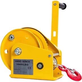 2600lbs Capacity Boat Trailer Winch Heavy Duty Hand Crank Winch with 33/66/98 Ft Steel Cable,Ratio 4:1&8:1 Gear Crank Strap Gear Winch Two-Way Ratchet Manual Oper in Kuwait
