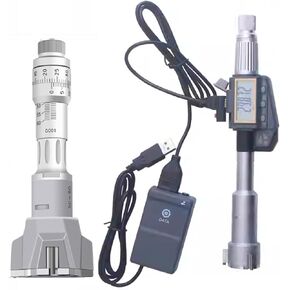 6-100mm Electronic Digital Display Three-Claw Three-Point Inner Diameter Micrometer Bearing Inner Hole Measuring(40-50mm 0.005mm) in Kuwait