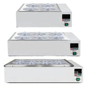 Stainless Steel Lab Water Bath - 1/2/4/6/8 Openings 300W-1800W, ±0.5℃ Precision Control, U-Tube Fast Heating, LED Digital Display, 5-100℃ Operating Range(GF-2) in Kuwait