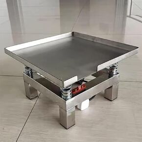 Concrete Vibrating Table, Electric Shaker for Vibration Testing Small Stainless Steel Platform 50x50cm 3000rpm Vibration Bench Block in Saudi Arabia