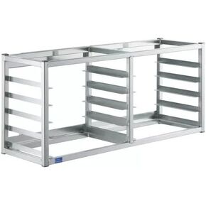 WALL MOUNTED SHEET BUN PAN RACK - FITS 10 HALF PANS - 40" X 13" X 18" | ALUMINIUM | NSF in Kuwait