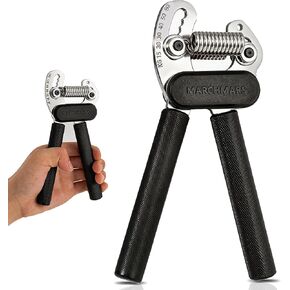 مدرب قوة قبضة زنبركية مزدوجة معدنية بالكامل، مقوي للساعد، مقوي لمقبض اليد، مقاومة قابلة للتعديل (33-132 رطل) - مثالي لقوة القبضة، وبناء العضلات، والتعافي in Kuwait