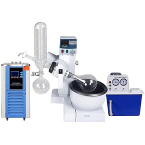 HNZXIB مبخر دوار سعة 2 لتر مع مضخة فراغ ومبرد سعة 5 لتر in Kuwait