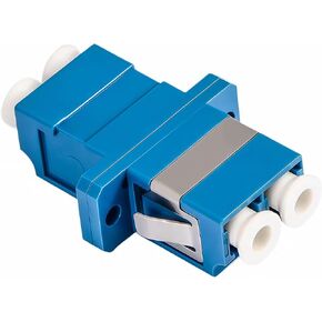 10-Pack LCUPC Duplex Split Fiber Adapter Flange Coupler, Simplex Fiber Connector, Fiber Optic Adapter in Kuwait